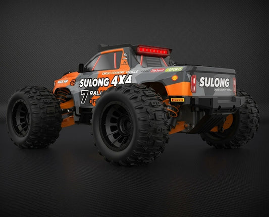 SLRC Mammoth 1/16 4WD Monster Truck RTR w/ LED Orange SL16C7