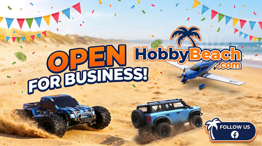 Headline: We Are Official! HobbyBeach.com Launches Today with Free US Shipping