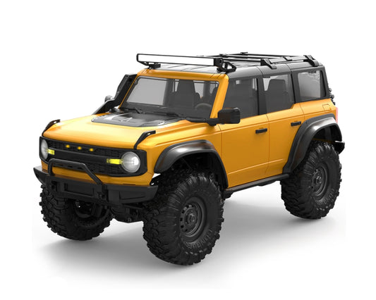 HB Toys 1/16 4WD Bronco Brushless Rock Crawler RTR w/ LED 2 Speed Gear R1601-1 Yellow