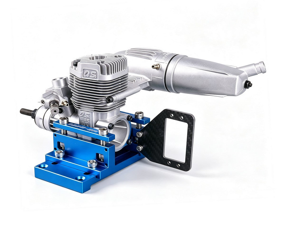 Mayatech PRO CNC Aluminum RC Engine Test Rig with servo mount (Blue)| HobbyBeach