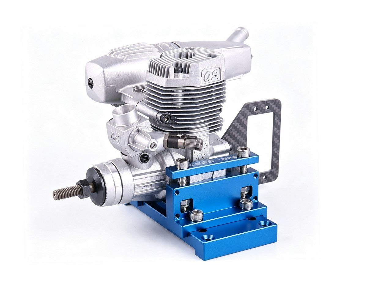 Mayatech PRO CNC Aluminum RC Engine Test Rig with servo mount (Blue)| HobbyBeach