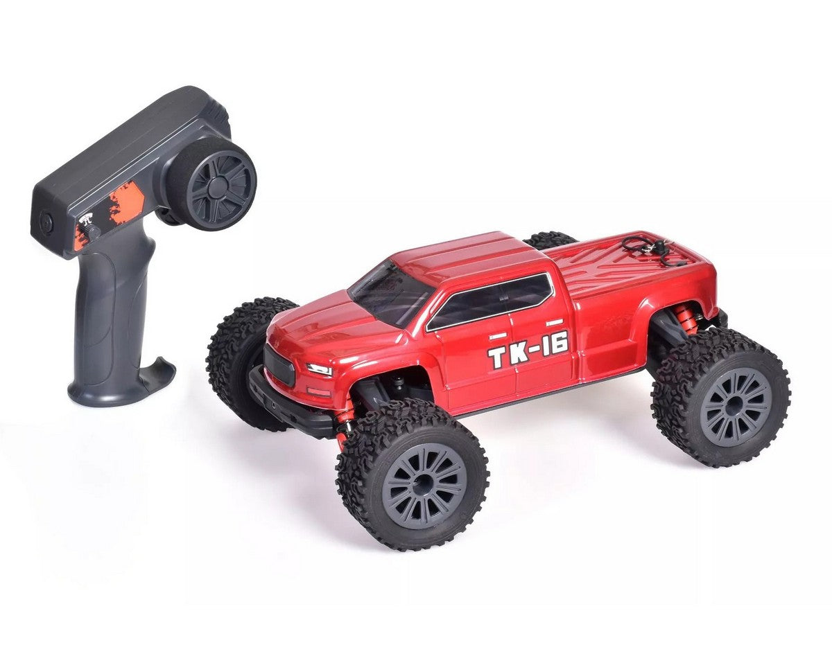 PD Racing 1/16 4WD Durable Monster Truggy Hybrid RTR w/ LED Red TK16