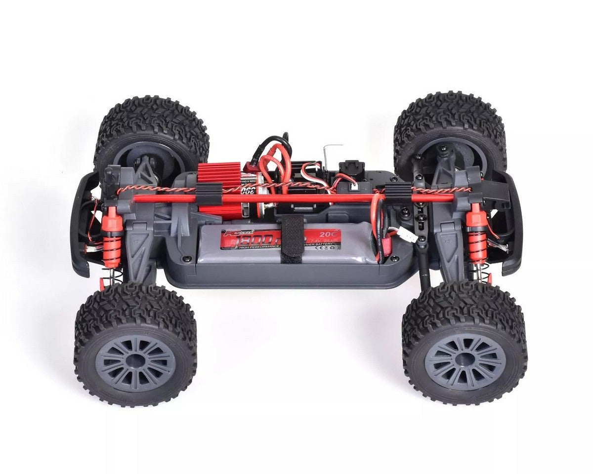 PD Racing 1/16 4WD Durable Monster Truggy Hybrid RTR w/ LED Red TK16