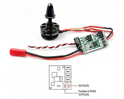 QIDI 505mm Swift-One 3D aerobatics RC Plane 6CH EPP RTF Gyro QIDI-550