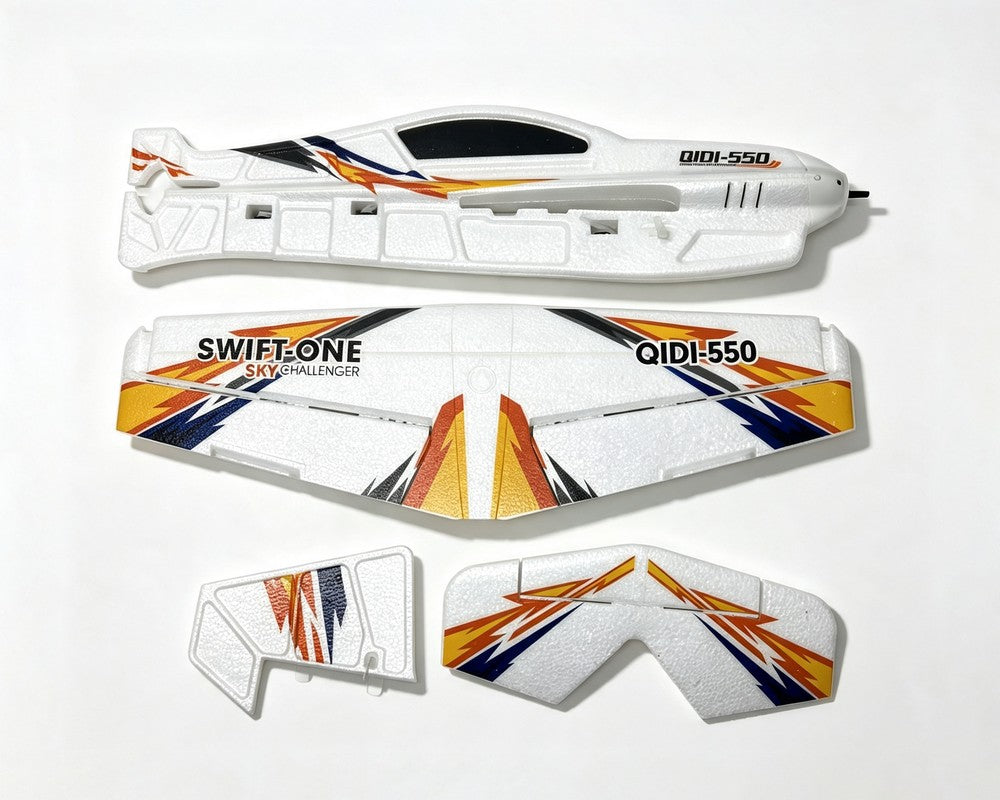 QIDI 505mm Swift-One 3D aerobatics RC Plane 6CH EPP RTF Gyro QIDI-550