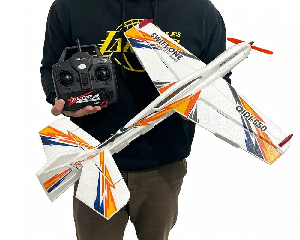 QIDI 505mm Swift-One 3D aerobatics RC Plane 6CH EPP RTF Gyro QIDI-550