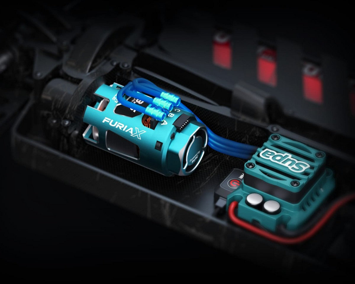 SKYRC FuriaX Hyper Agile Sensored Brushless Drift Motor for 1/10 RC Car w/ Fan