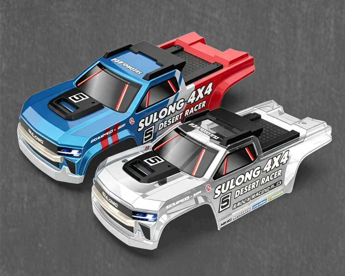 SLRC 1/16 4WD Basher Truck RTR w/ LED Bonus Body Shell Blue SL162H