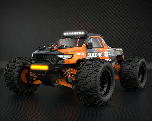 SLRC Mammoth 1/16 4WD Monster Truck RTR w/ LED Orange SL16C7