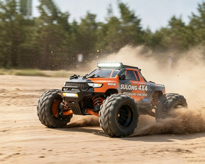 SLRC Mammoth 1/16 4WD Monster Truck RTR w/ LED Orange SL16C7