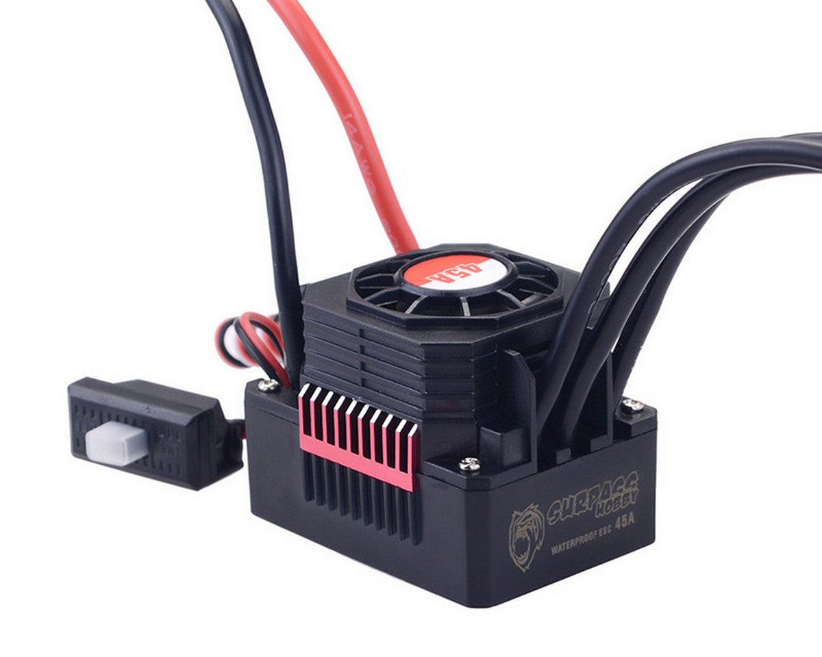 Surpass F540 4370KV Motor 45A ESC Power Combo for 1/10 1/12 RC