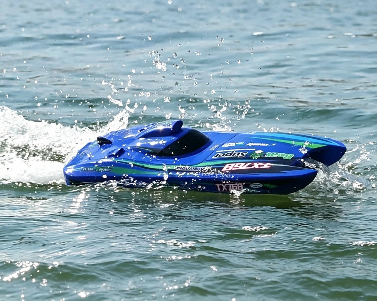 TY 390mm Catamaran RC Speedboat High-Speed Turbojet Drive TX768