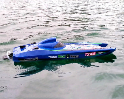 TY 390mm Catamaran RC Speedboat High-Speed Turbojet Drive TX768