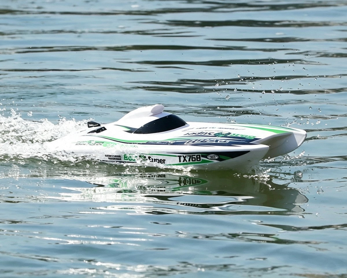 TY 390mm Catamaran RC Speedboat High-Speed Turbojet Drive TX768