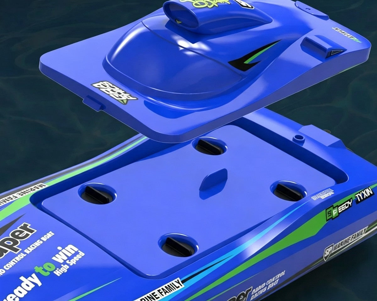 TY 390mm Catamaran RC Speedboat High-Speed Turbojet Drive TX768