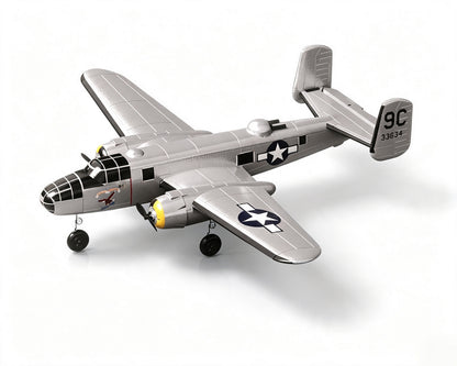 VolantexRC B-25 Mitchell 400mm 3CH EPP RC Plane RTF w/ Gyro Silver
