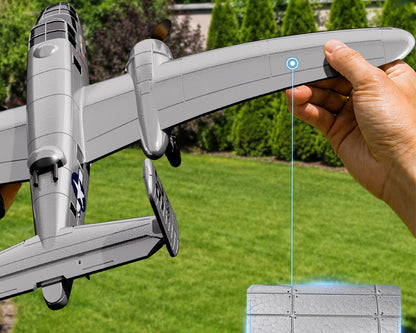 VolantexRC B-25 Mitchell 400mm 3CH EPP RC Plane RTF w/ Gyro Silver