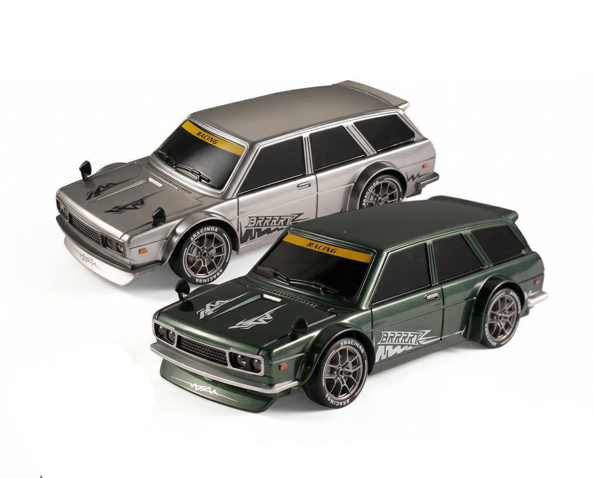 WBF 1/24 4WD Scale Datsun 510 Wagon Drift RTR w/ LED