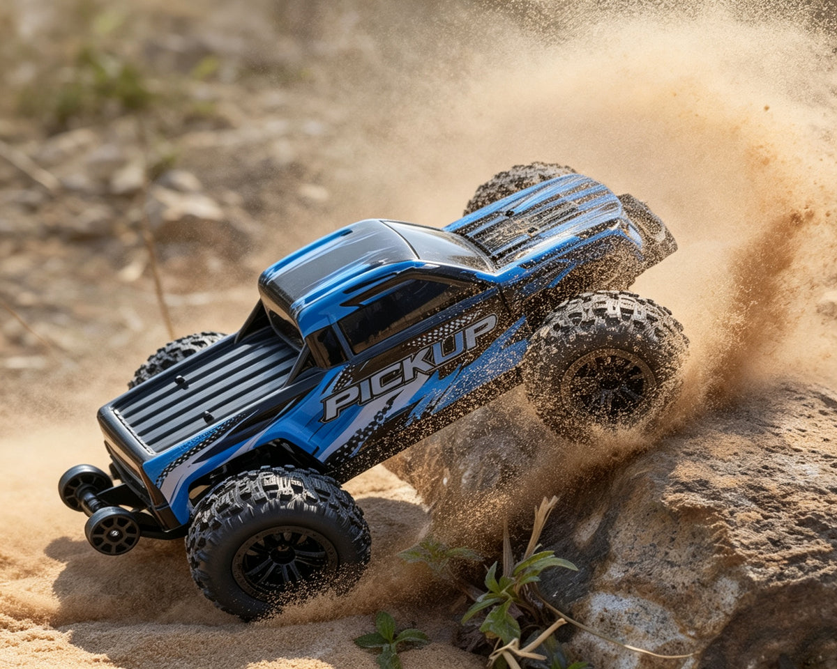 YH 1/16 Brushless 4WD Monster Truck RTR w/ LED Brushless YH16002 PRO- Blue